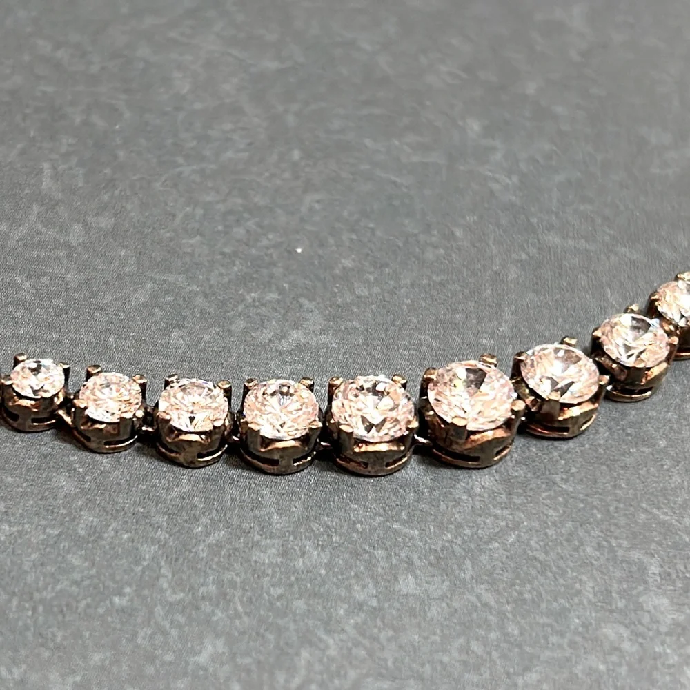 Charles Winston Edition CZ Tennis Necklace - Picture 3 of 5